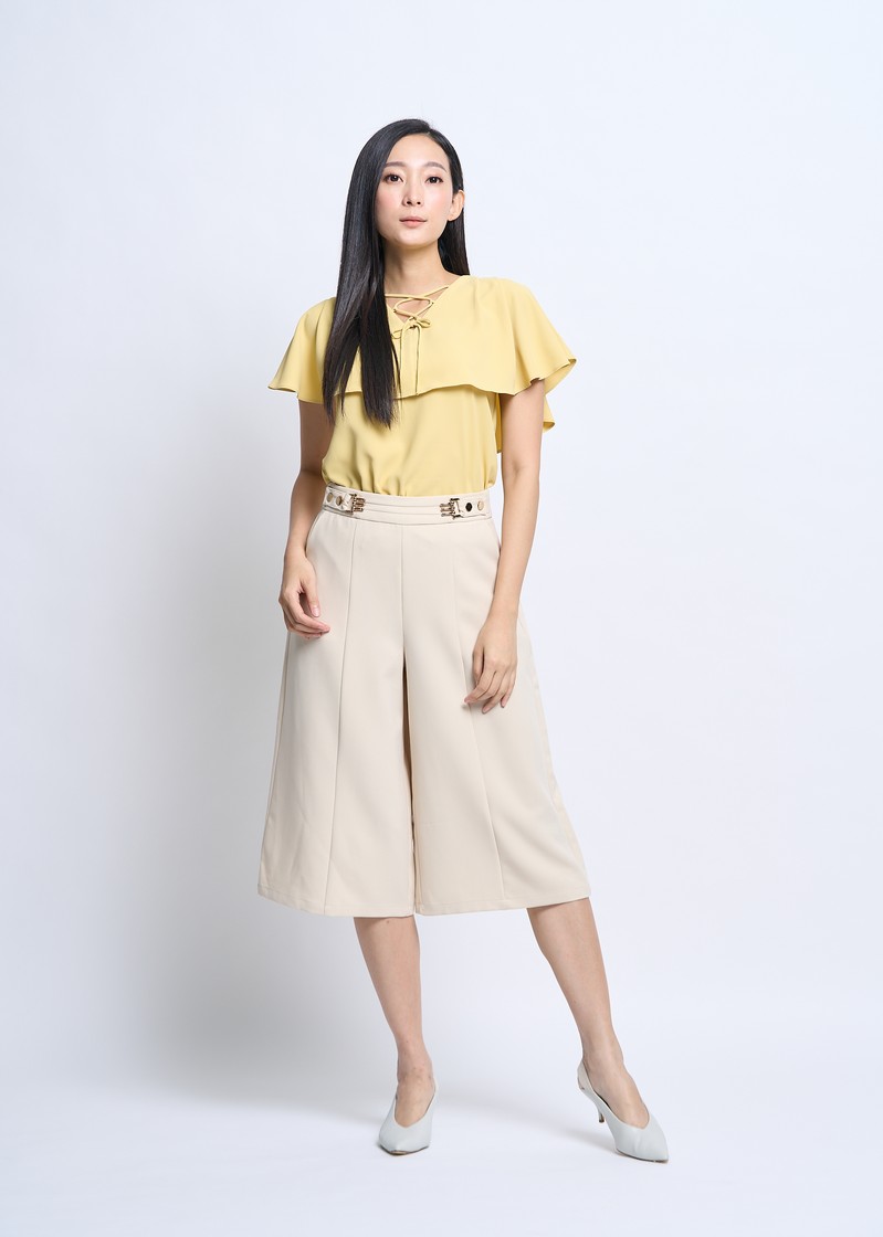 Buy ETHER Maroon Knee Length Culottes  Trousers for Women 1039733  Myntra